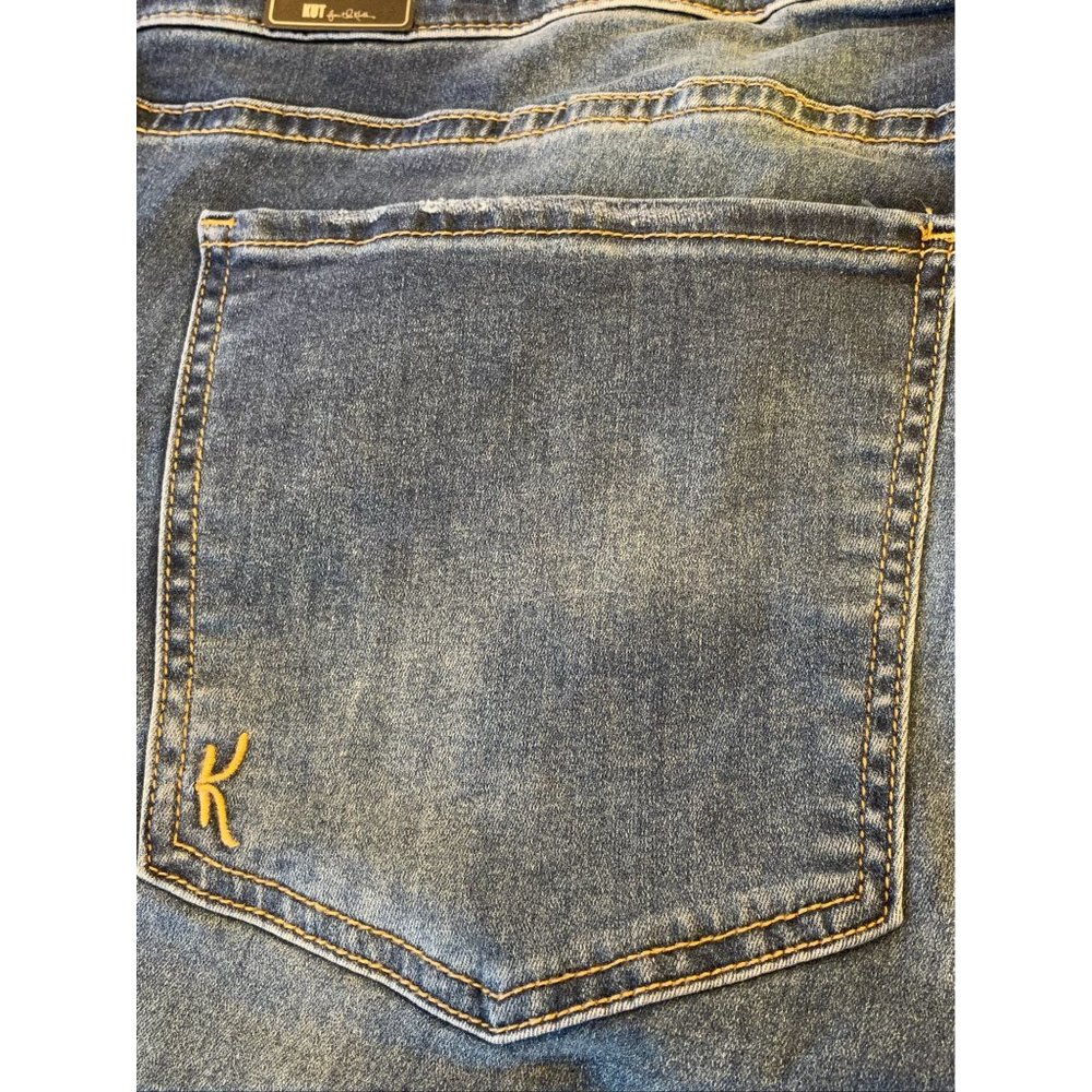 Kut From The Kloth Janet Ankle Skinny Embroidered Jeans 24W NWT - Picture 8 of 14